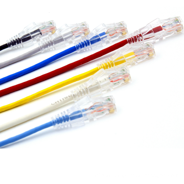 Newest Ultra Slim PVC Cable Cat6 with Clear boot